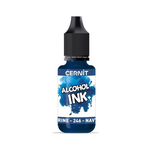 246 Navy Blue - Μελάνι Οινοπνεύματος Cernit Alcohol Ink 20ml