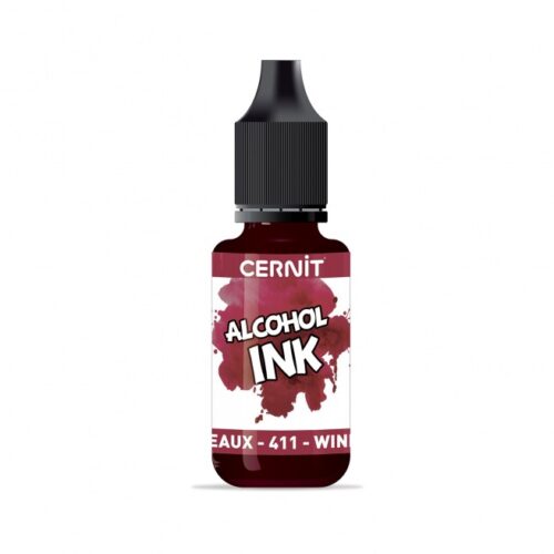 411 Wine Red - Μελάνι Οινοπνεύματος Cernit Alcohol Ink 20ml