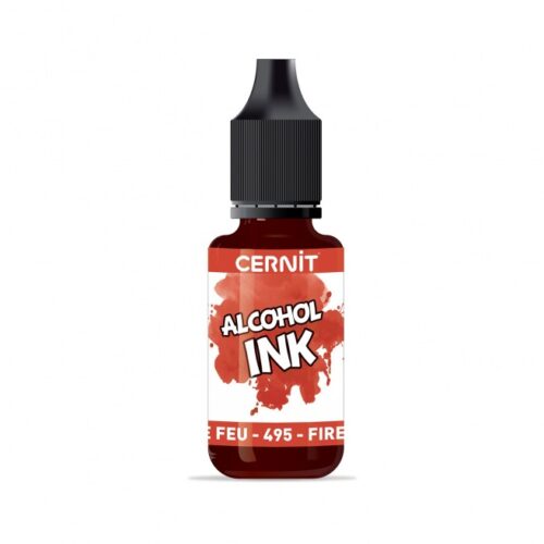 495 Fire Red - Μελάνι Οινοπνεύματος Cernit Alcohol Ink 20ml