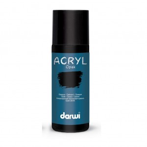 100 BLACK - Ακρυλικό Χρώμα Darwi Acryl Opak 80ml