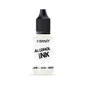 010 White - Μελάνι Οινοπνεύματος Cernit Alcohol Ink 20ml