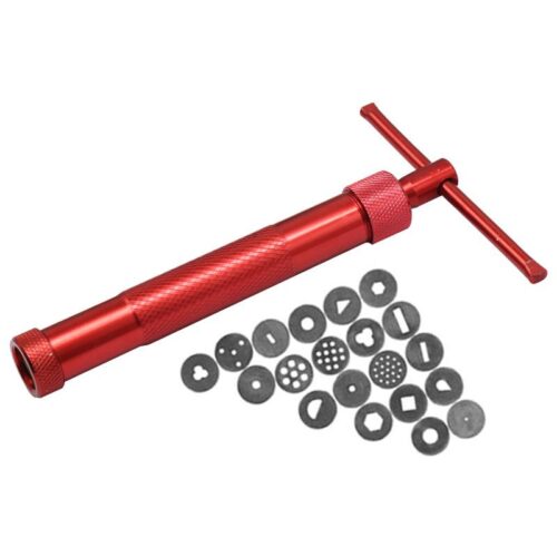 extruder polymerikou pilou se kokkino xrwma