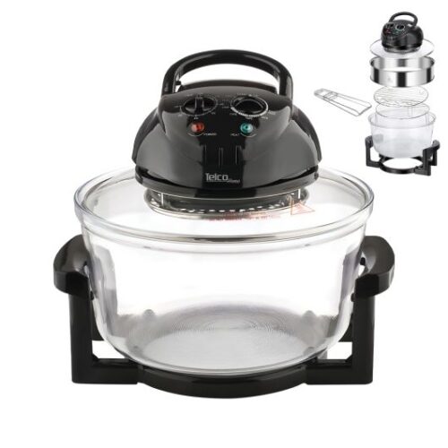 Ηλεκτρικό φουρνάκι-ρομποτάκι 1400W Μαύρο FG-615