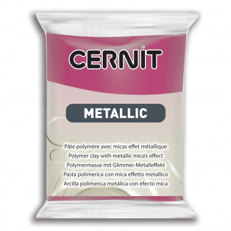 460 Magenta Metallic 56g - Πολυμερικός Πηλός Cernit