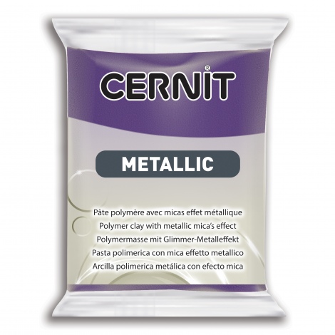 900 Violet Metallic 56g - Πολυμερικός Πηλός Cernit